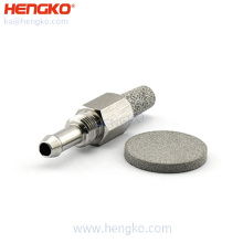 custom stainless steel 316 316L  HME filter viral bacterial for breathing machine and oxygen equipment